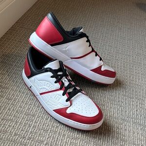 LIKE NEW!!! Air Jordan Nu Retro 1 Low, Men’s Size 14, White/Red/Black